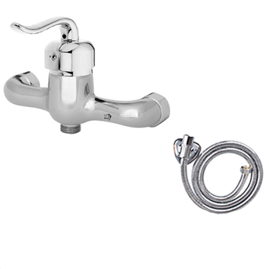 شیر توالت اهرمی اندیکا مدل روبیکا به همراه شلنگ