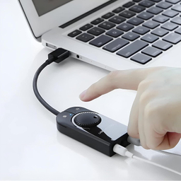 کارت صدا اکسترنال USB یوگرین مدل CM129 کد 40964 طول 15 سانتی متر