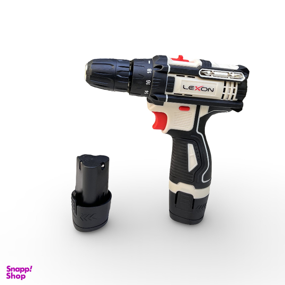 دریل پیچ گوشتی شارژی 2 باتری لکسون مدل 3701