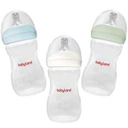 شیشه شیر بیبی لند کد 204 گنجایش 260 میلی لیتر