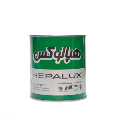 رنگ روغنی مشکی براق هپالوکس کد 800 حجم 1 لیتر