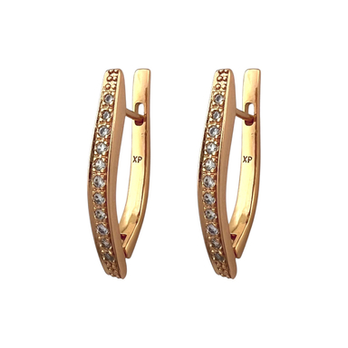 گوشواره زنانه ژوپینگ مدل حلقه کلیپسی کد E5634