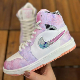 کتانی زنانه طرح نایک مدل دراگون کد 1246 رنگ صورتی