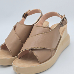 صندل زنانه شیما مدل طناز کد 629389 رنگ نسکافه ای