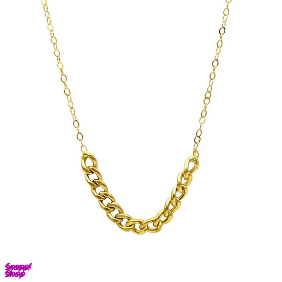 گردنبند طلا ۱۸ عیار زنانه مدل کارتیه زنجیری دلوکس کد D10