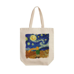 ساک خرید ترمه طراحان ایده مدل شازده کوچولوی ونگوگی کد cfp2078 - L