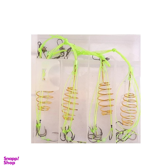 فنر فیدر ماهیگیری مدل 9 بسته 4 عددی