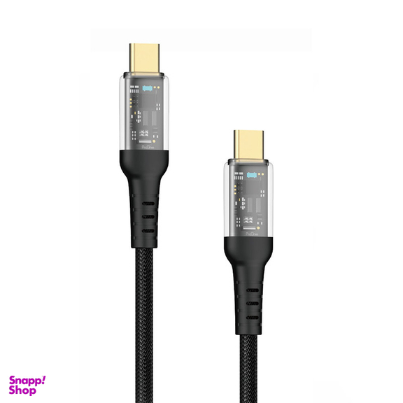 کابل تبدیل USB-CبهUSB-C پرووان مدل PCC113 60W PD طول 1 متر