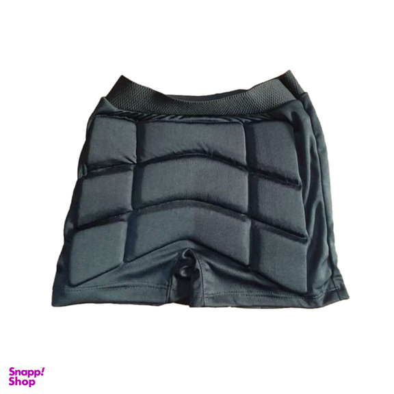 شلوارک محافظ و ضربه گیر اسکیت رنگ مشکی سایز XL