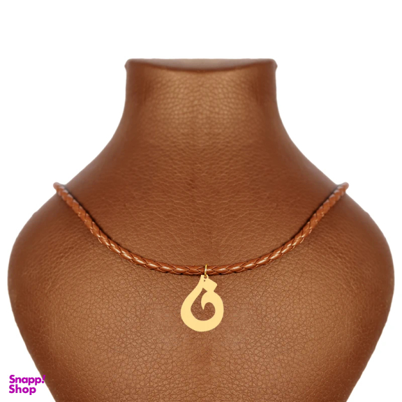 گردنبند طلا 18 عیار زنانه آمانژ مدل حرف ن D10829
