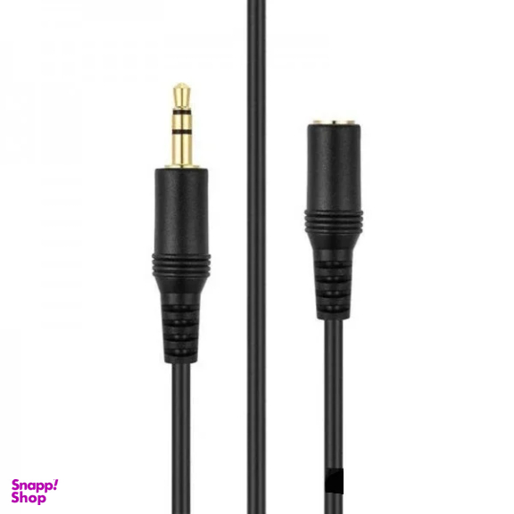 کابل افزایش طول Jack 3.5mm ایکس وکس مدل AUX CABLE طول 1.5 متر