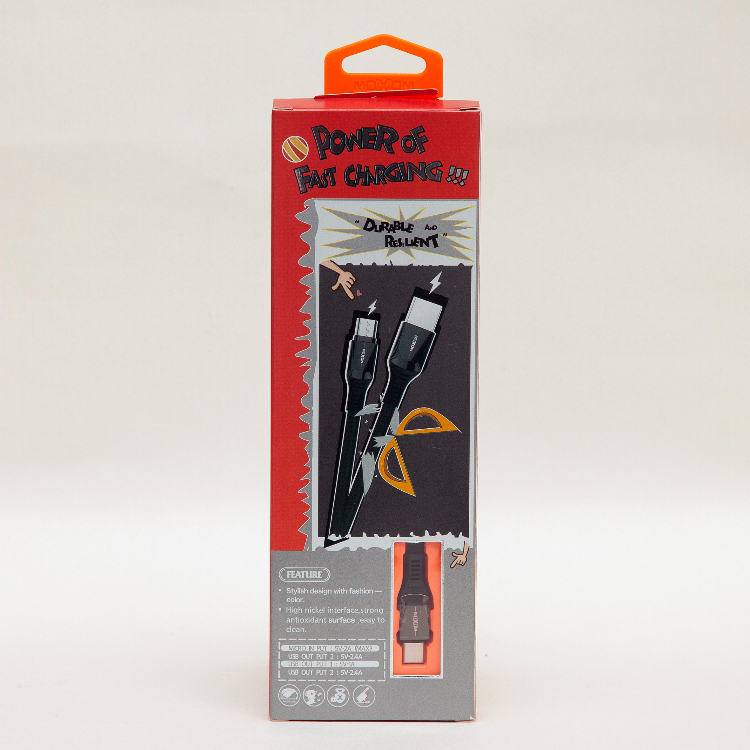 کابل شارژ USB به Type-C موکسوم مدل CB05 طول 1 متر