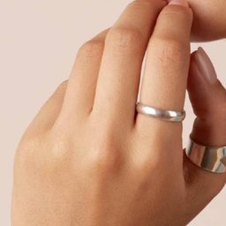 انگشتر نقره مردانه مدل 073