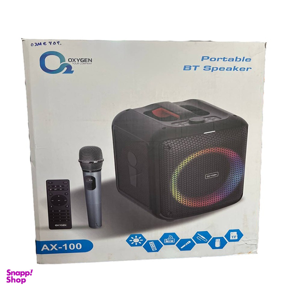 اسپیکر بلوتوثی قابل حمل اکسیژن مدل AX100