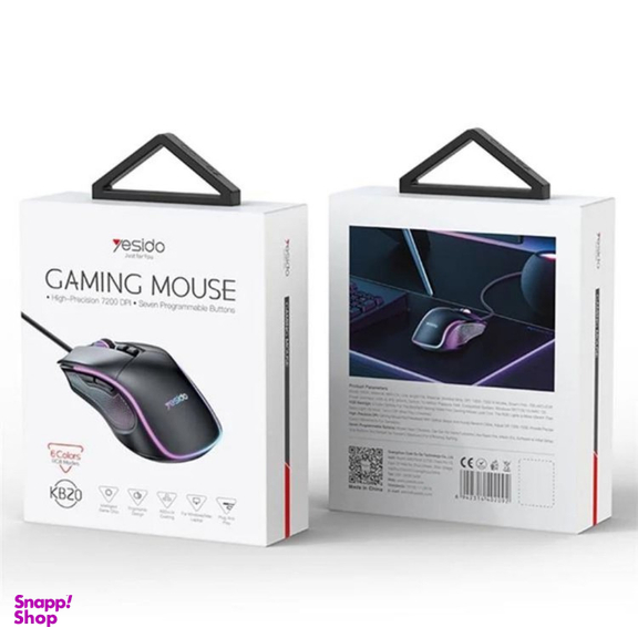 ماوس باسیم مخصوص بازی یسیدو مدل RGB KB20
