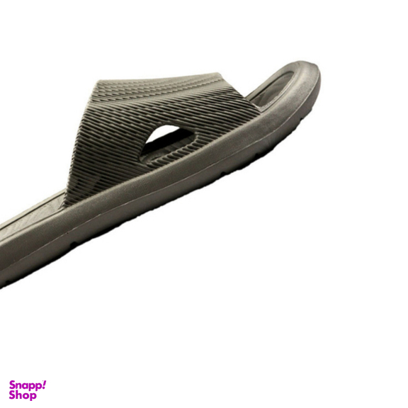 دمپایی مردانه پاپا مدل بلوط کد 06 رنگ طوسی