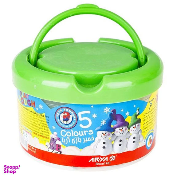 خمیر 5 رنگ آریا سطلی