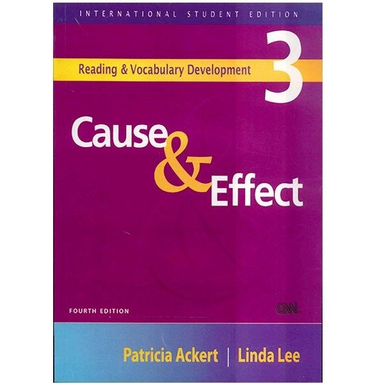 کتاب زبان Reading And Vocabulary Development 3 Cause And Effect اثر Patricia Ackert انتشارات هدف نوین