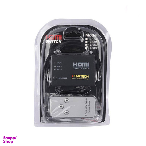 سوییچ سه پورت HDMI آیفورتک مدل 1408BT 3Port