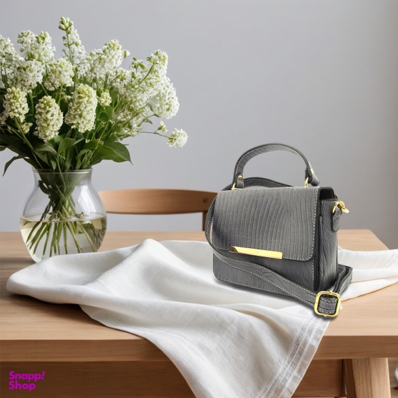 کیف چرم طبیعی زنانه مدل fateh 140
