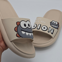 دمپایی زنانه زیتون مدل داینو کد 6799 رنگ کرم