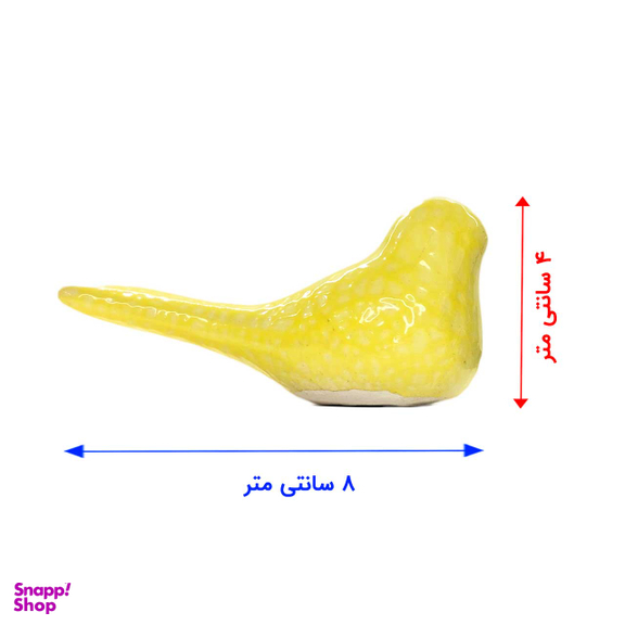 مجسمه پرنده سفالی‌ نوین نقش مدل 01