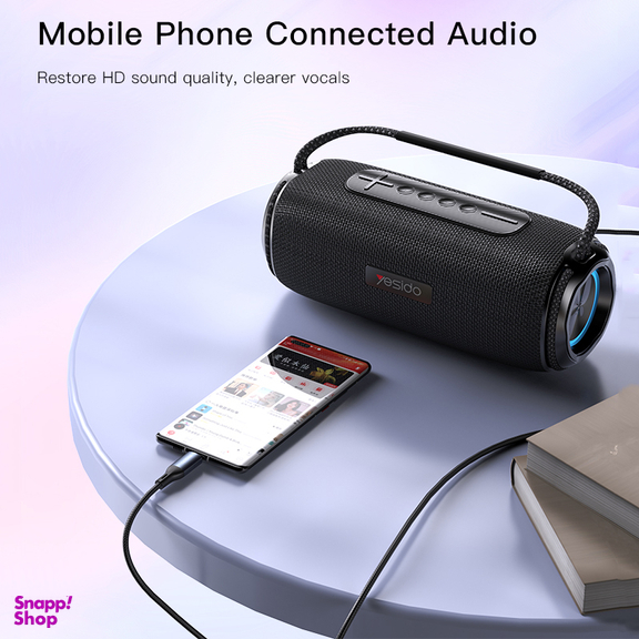 کابل تبدیل USB-C به AUX یسیدو مدل YAU-36 طول 1 متر