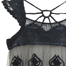 تاپ زنانه مدل دانتل نیو کد 4 رنگ مشکی