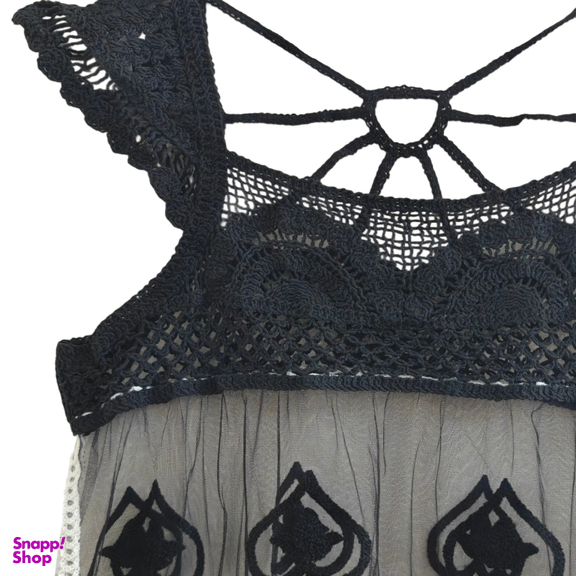 تاپ زنانه مدل دانتل نیو کد 4 رنگ مشکی