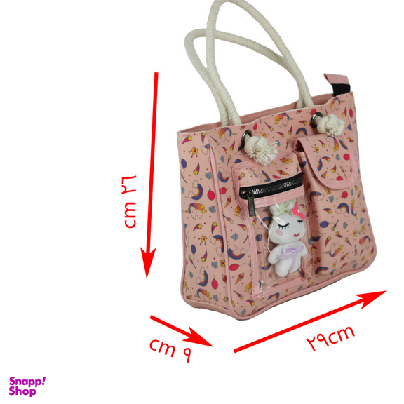 کیف دستی دخترانه طرح تک شاخ کد 41