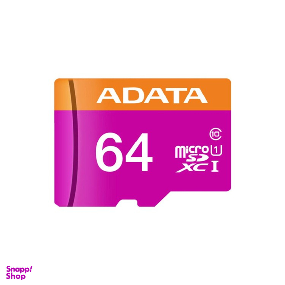 کارت حافظه ای دیتا مدل Premier MicroSDHC U1 V10 ظرفیت ۶۴ گیگابایت به همراه آداپتور