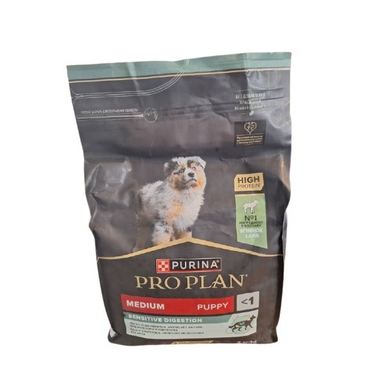 غذای خشک سگ پاپی پرو پلن مدل نژاد متوسط طعم بره وزن 3 کیلوگرم