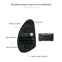 ماوس بی سیم ارگونومیک مدل JSY-6