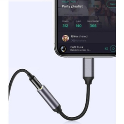 مبدل Type-C به Jack 3.5mm جووی کد TC-19 طول 0.12 متر
