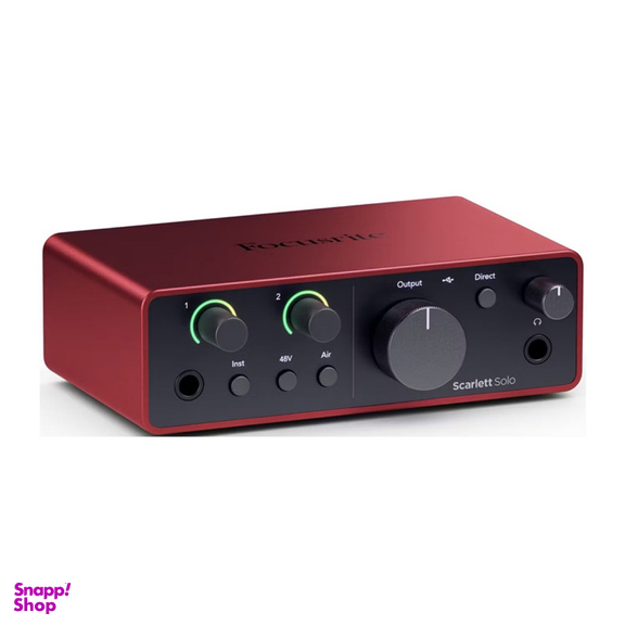 کارت صدا استودیو فوکوس رایت مدل Scarlett Solo 4th Gen