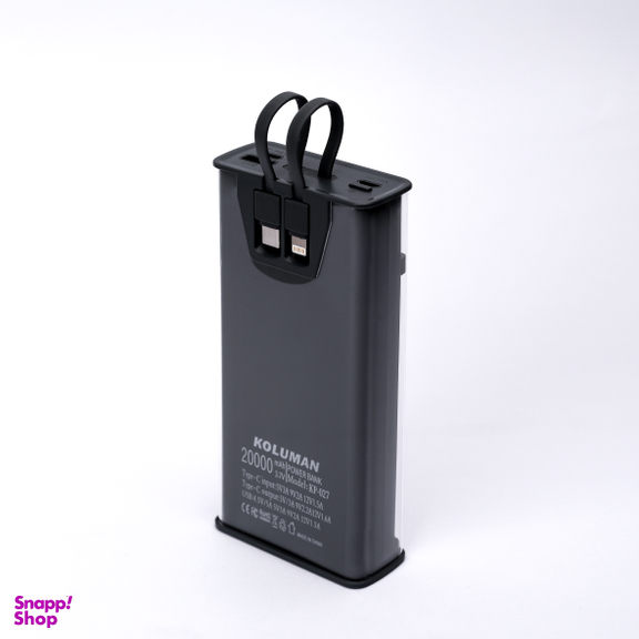 پاوربانک کلومن مدل KP-027 ظرفیت 20000 میلی آمپر ساعت