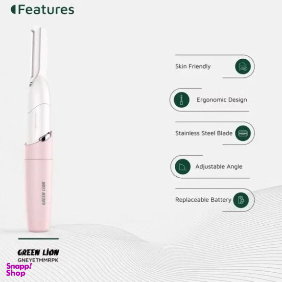 ماشین اصلاح موی صورت و بدن بانوان گرین لاین مدل GNEYETMMR