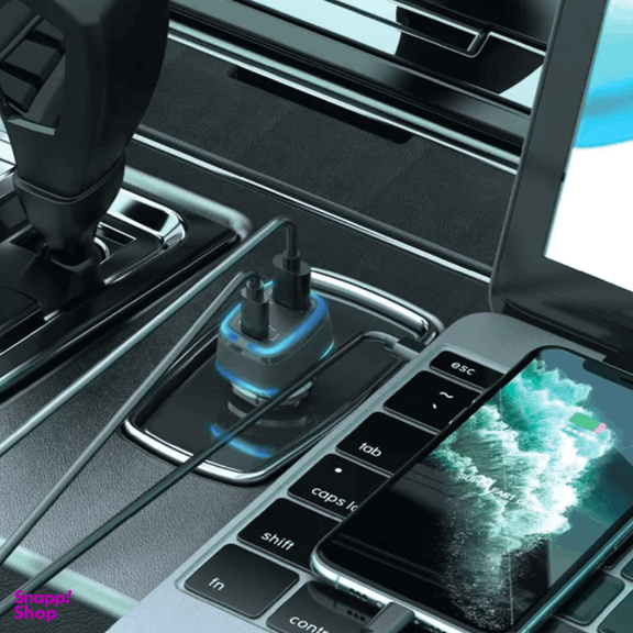 شارژر فندکی فست شارژ پرودو مدل 120W Car Charger