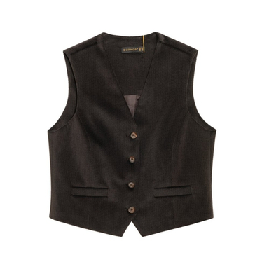 وست زنانه برنس مدل پاییزی 70102 رنگ قهوه ای