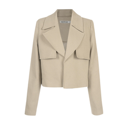 کت زنانه سرژه مدل 212271 رنگ کرم