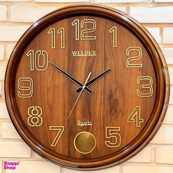 ساعت دیواری ولدر مدل پاندول دار کد 630