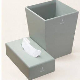 ست سطل و جای دستمال کاغذی لوپینه مدل IRIS-LP119