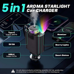 شارژر فندکی 5 کاره مدل استارلایت