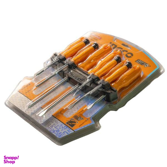 پیچ گوشتی اینکو کد HKSD1058 مجموعه 10 عددی