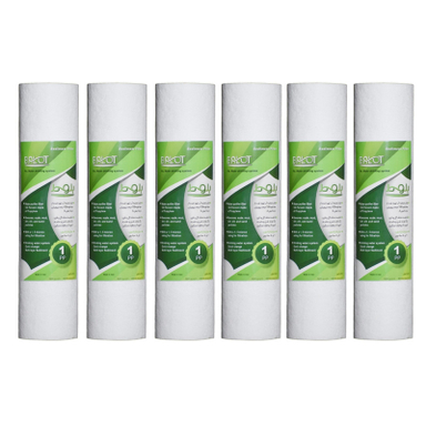 فیلتر دستگاه تصفیه آب بلوط مدل الیافی PP SEDIMENT 06 مجموعه 6 عددی