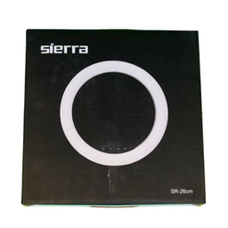 رینگ لایت 26 سانتی متری سی یرا مدل Sierra Ring Light SR-26 CM به همراه سه پایه رومیزی