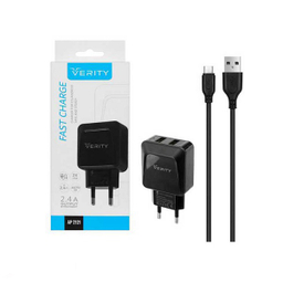 شارژر دیواری وریتی مدل AP 2122 به همراه کابل Micro-USB