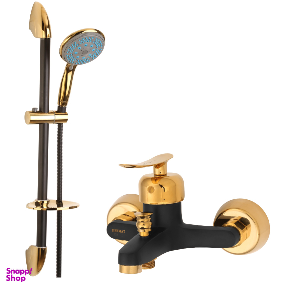 شیر حمام حکمت نشان مدل چکاوک کد MT به همراه علم دوش