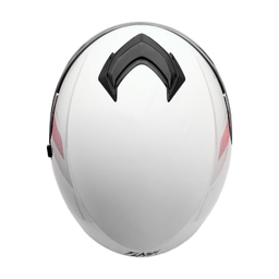 کلاه کاسکت بدون فک فلش مدل 852 glossy pink-white