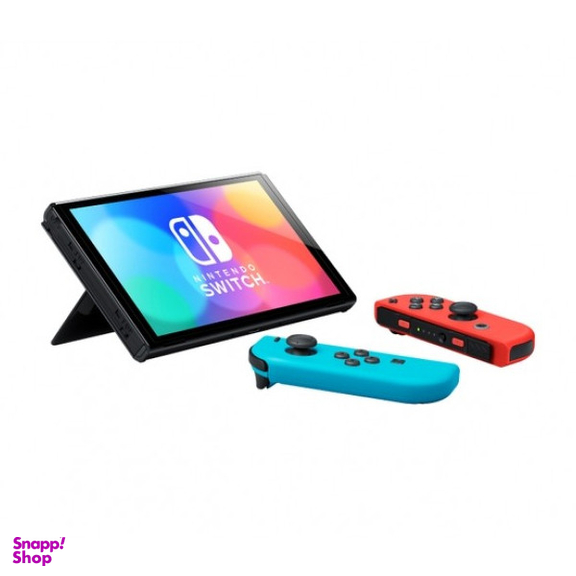 کنسول بازی هیبریدی نینتندو مدل Switch - OLED Neon Blue and Neon Red ظرفیت 64 گیگابایت
